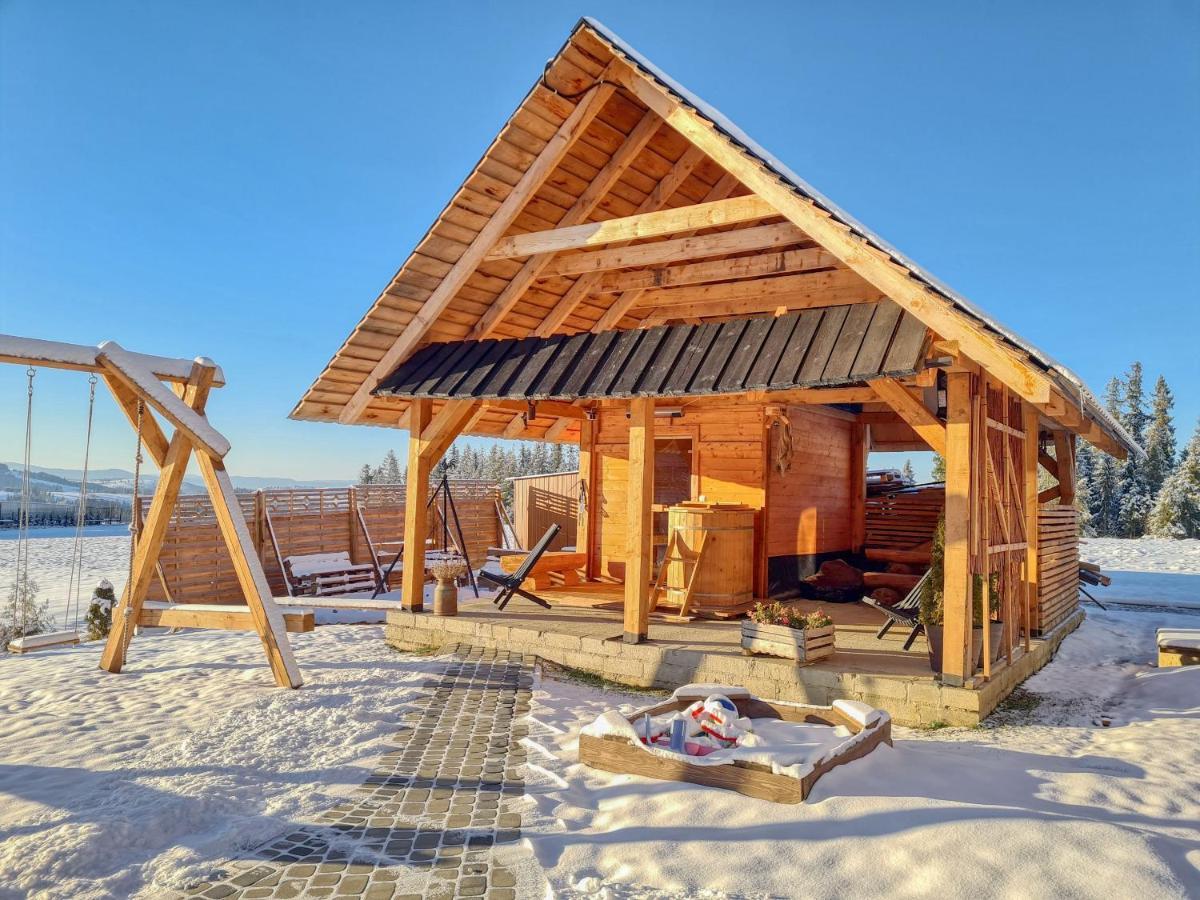 Domek W Zebie Z Jacuzii I Sauna W Cenie Zab Exterior foto