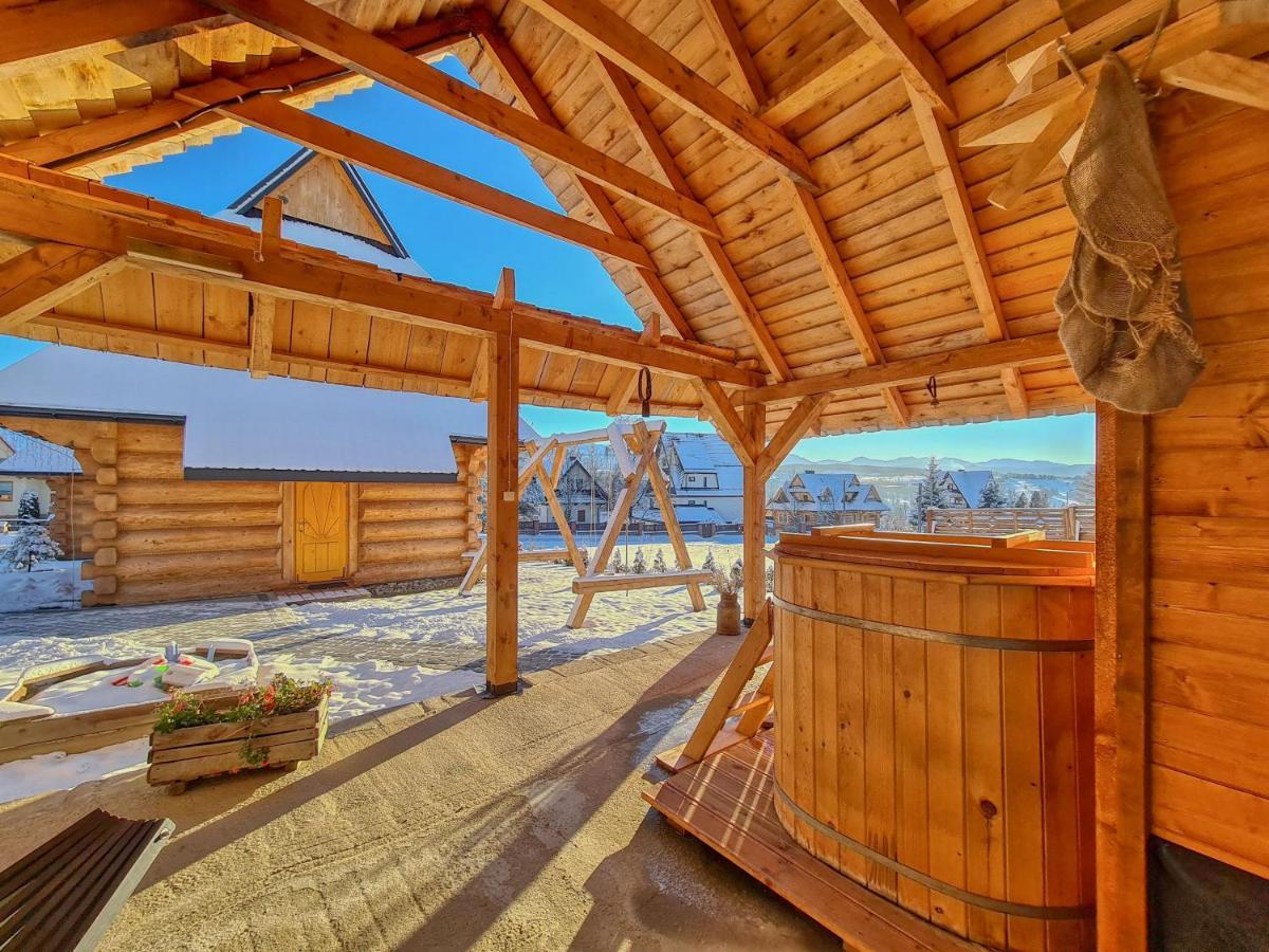 Domek W Zebie Z Jacuzii I Sauna W Cenie Zab Exterior foto