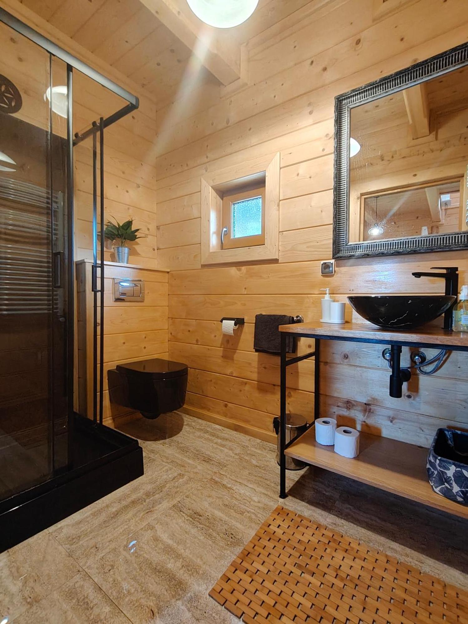 Domek W Zebie Z Jacuzii I Sauna W Cenie Zab Exterior foto