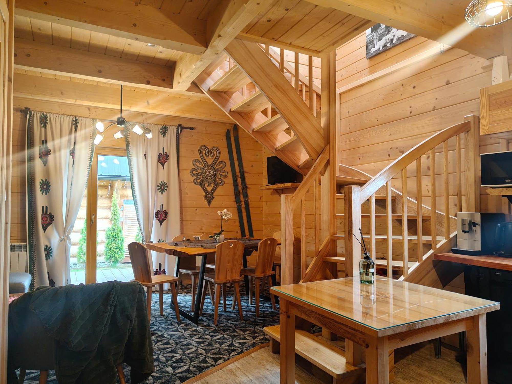 Domek W Zebie Z Jacuzii I Sauna W Cenie Zab Exterior foto